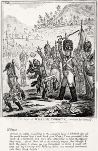 Tavola 3, da La vita di William Cobbett, scritta da lui stesso, pub. da H. Humphrey, 1809 da James Gillray