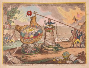 Matematici politici scuotono gli emisferi dal fondo di legno, pub. 1807