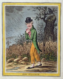Tempo inclemente, pubblicato da Hannah Humphrey nel 1808
