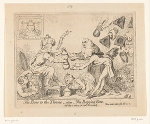 Caricatura di Warren Hastings, 1788 da James Gillray