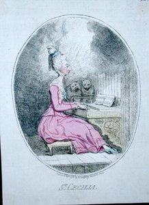 Santa Cecilia da James Gillray
