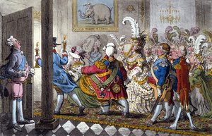La notte nuziale da James Gillray