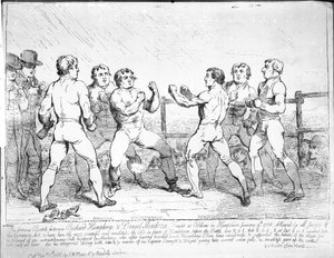 La famosa battaglia tra Richard Humphreys e Daniel Mendoza, 9 gennaio 1788