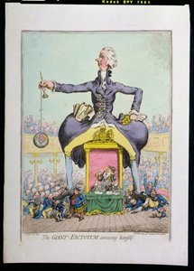 Il gigante factotum che si diverte, pubblicato da Hannah Humphrey nel 1797