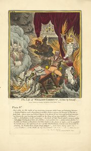 La vita di William Cobbett, scritta da lui stesso, pubblicata da Hannah Humphrey, 1809 da James Gillray