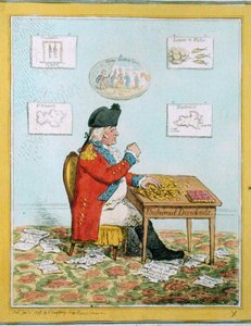La Parte del Leone da James Gillray