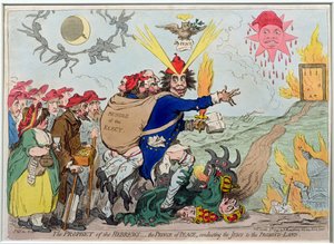 Il profeta degli Ebrei: il Principe della Pace che conduce gli Ebrei alla Terra Promessa, pubblicato da Hannah Humphrey nel 1795
