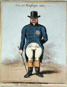 Il Pigro Reale da James Gillray
