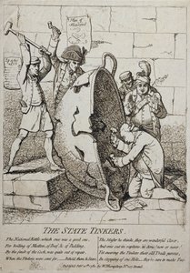 I riparatori di stato, pubblicato da William Humphrey nel 1780 da James Gillray