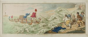 La tempesta che sale da James Gillray