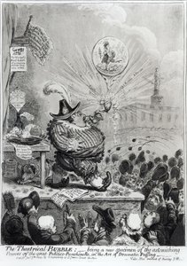 La bolla teatrale... pubblicata da Hannah Humphrey (fl.1778-1822) 1805