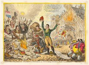 La vera riforma del Parlamento da James Gillray
