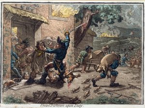 Irlandesi Uniti in Servizio, pubblicato da Hannah Humphrey nel 1798