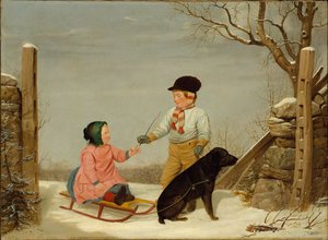 Il viaggio in slitta da James Goodwyn Clonney