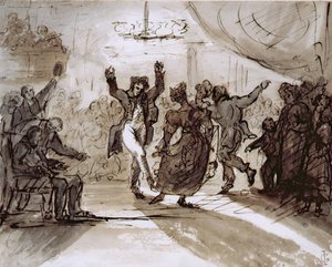 Il ballo di caccia, c.1820 da James Grant
