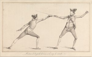 Posizione della guardia di terza e il colpo di seconda da James Gwin