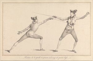 Posizione della Guardia in Quarta, e il Colpo di Quarta Bassa da James Gwin