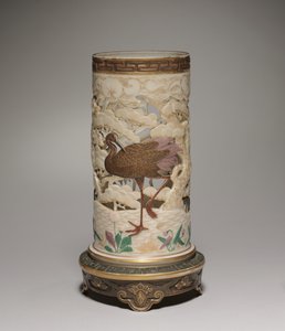 Vaso, manifattura di porcellana di Worcester, 1873 da James Hadley