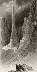 Monumento di Tennyson, inciso da J. McGoffin, da 