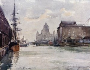 Uffici del molo dal molo Albert da James Hamilton Hay