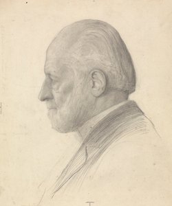 Ritratto di un anziano signore e ritratto di una donna anziana da James Havard Thomas