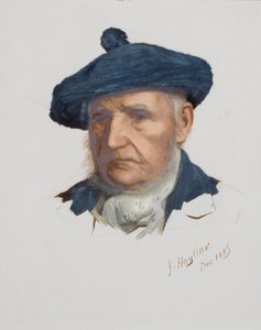 Testa di uomo, 1885 da James Hayllar