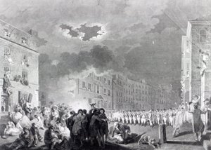 Rivolta in Broad Street, giugno 1780 da James Heath