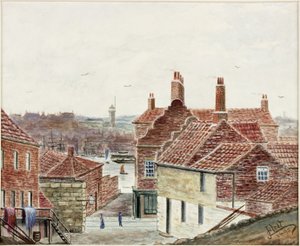 Salmons Lane dalla Ballast Railway da James Henry Cleet