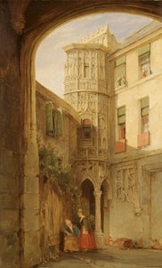 I resti del Palazzo di Filippo il Bello, 1835 da James Holland