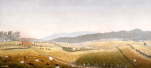 Chiesa di Dunker / Bosco Ovest (olio su tavola) da James Hope