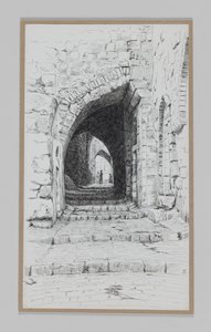 Una strada a Gerusalemme, illustrazione da La vita di Nostro Signore Gesù Cristo