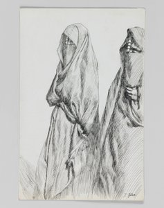Una strada sul Monte degli Ulivi, illustrazione da La vita di Nostro Signore Gesù Cristo da James Jacques Joseph Tissot