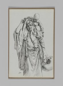 Una donna tipica di Gerusalemme, illustrazione da La vita di Nostro Signore Gesù Cristo da James Jacques Joseph Tissot