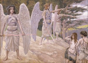 Adamo ed Eva cacciati dal Paradiso, 1896-1902 da James Jacques Joseph Tissot