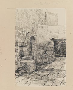 Una vecchia cisterna, illustrazione da La vita di Nostro Signore Gesù Cristo da James Jacques Joseph Tissot