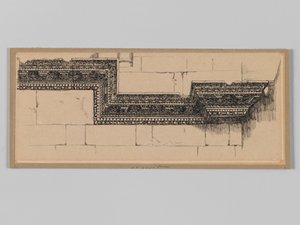 Cornice Antica nella Chiesa del Santo Sepolcro, Gerusalemme, illustrazione da La Vita di Nostro Signore Gesù Cristo da James Jacques Joseph Tissot