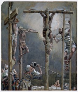 Rottura delle gambe dei ladroni, illustrazione per 