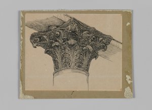 Capitello dalla Moschea di El-Aksa, illustrazione da La Vita di Nostro Signore Gesù Cristo