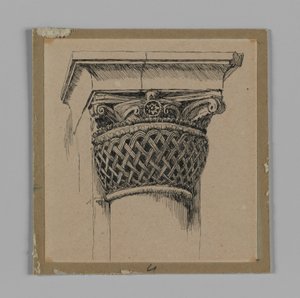 Capitello della Moschea di El-Aksa, illustrazione da La vita di Nostro Signore Gesù Cristo