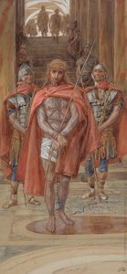 Cristo Lascia la Sala del Giudizio, illustrazione per La Vita di Cristo, c.1886-94 da James Jacques Joseph Tissot