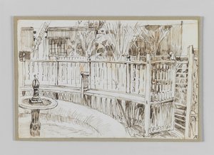 Giardino dei dervisci danzanti al Cairo, illustrazione da La vita di Nostro Signore Gesù Cristo da James Jacques Joseph Tissot