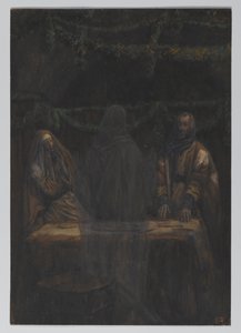 Scomparve dalla loro vista, illustrazione da La vita di Nostro Signore Gesù Cristo, 1886-94 da James Jacques Joseph Tissot