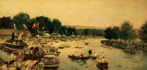 Regata di Henley, c.1877 da James Jacques Joseph Tissot