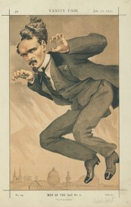 Henri Rochefort, La Voyoucratie, 22 gennaio 1870, caricatura di Vanity Fair da James Jacques Joseph Tissot