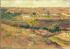 Gerusalemme dal Monte degli Ulivi, c.1886-96