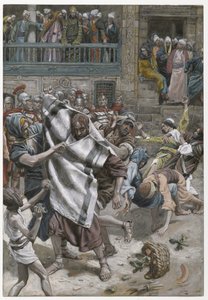 Gesù davanti a Erode, illustrazione da La vita di Nostro Signore Gesù Cristo, 1886-94