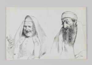 Ebreo ed ebrea, illustrazione da La vita di Nostro Signore Gesù Cristo da James Jacques Joseph Tissot
