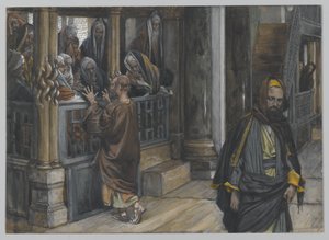 Giuda va a trovare i Giudei, illustrazione da La vita di Nostro Signore Gesù Cristo, 1886-94 da James Jacques Joseph Tissot