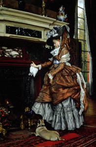 La Cheminee, 1869 da James Jacques Joseph Tissot