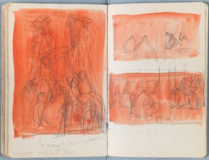 Pagine da un album di schizzi per La vita di Nostro Signore Gesù Cristo da James Jacques Joseph Tissot